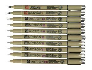 Micron Ink Pens